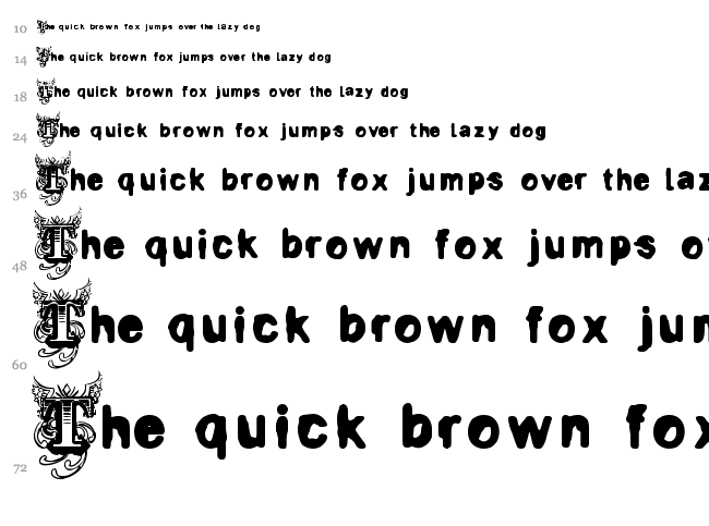 Vtks Revolt font waterfall